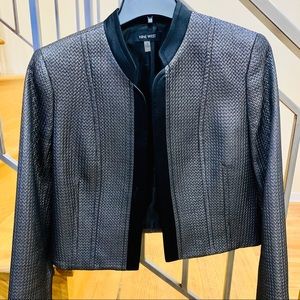 Nine West metallic dress jacket